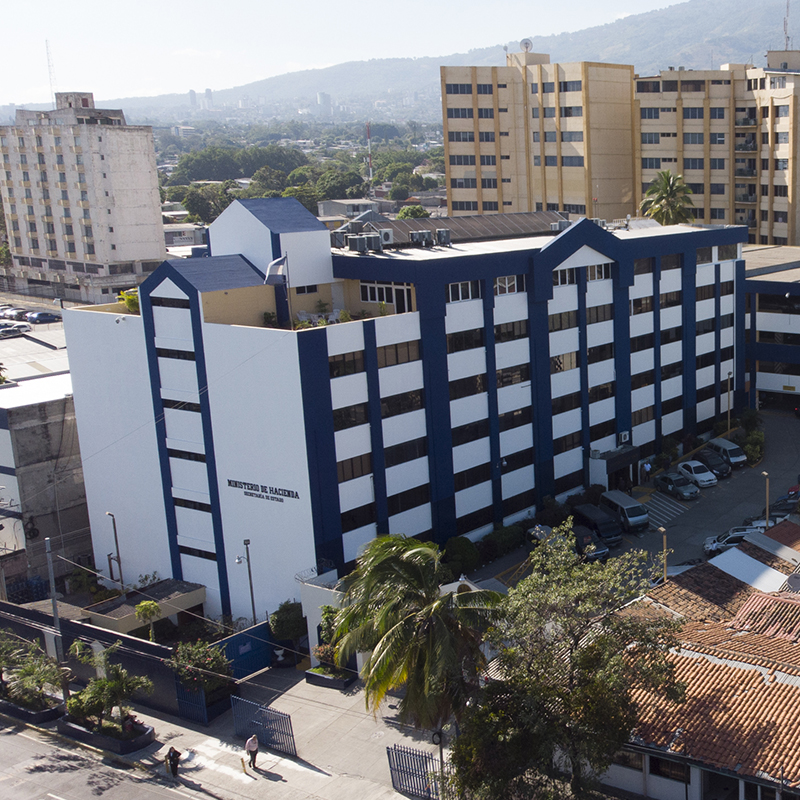 fachada del ministerio de Hacienda